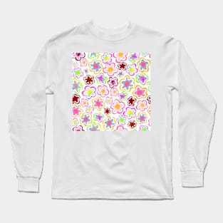 Colorful Flowers Long Sleeve T-Shirt